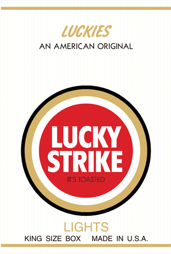 Descargar Logo Vectorizado lucky strike lights pack AI Gratis