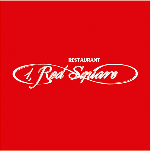 Download vector logo 1 red square restaurant Free