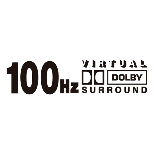 Descargar Logo Vectorizado 100 hz virtual dolby surround Gratis