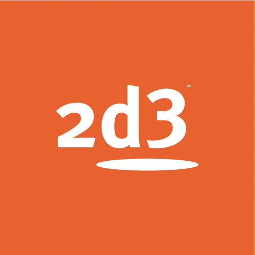 Download vector logo 2d3 EPS Free