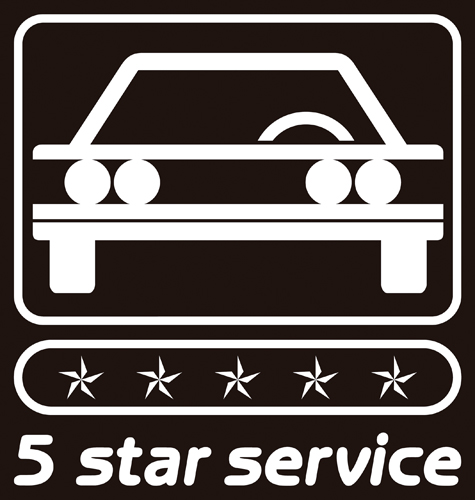 5 star service Logo PNG Vector Gratis