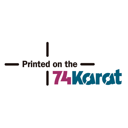 Download vector logo 74 karat Free