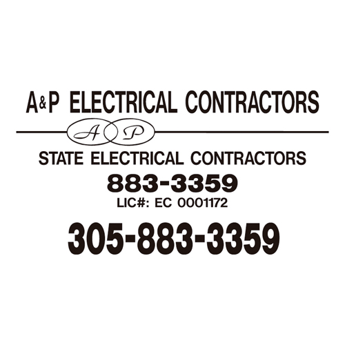 Download vector logo a p electrical contractors EPS Free