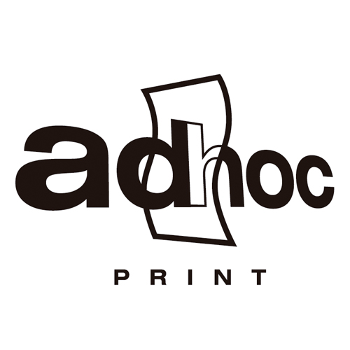 Download vector logo ad hoc print EPS Free