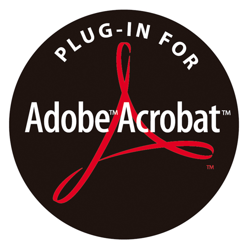 Download vector logo adobe acrobat plug in for EPS Free