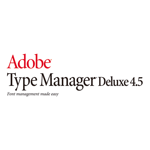 Download vector logo adobe type manager deluxe Free