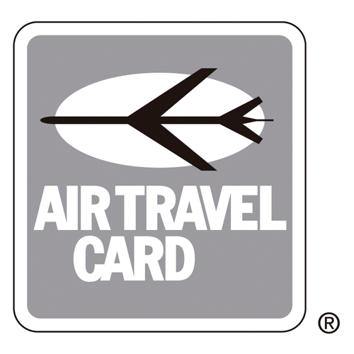 Download vector logo air travel card Free