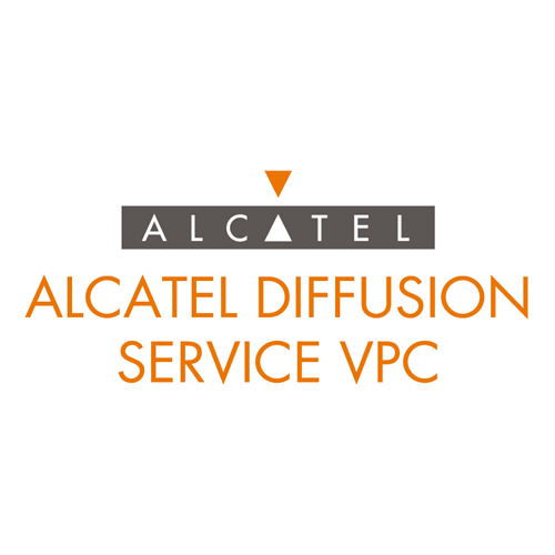 Download vector logo alcatel diffusion service vpc EPS Free