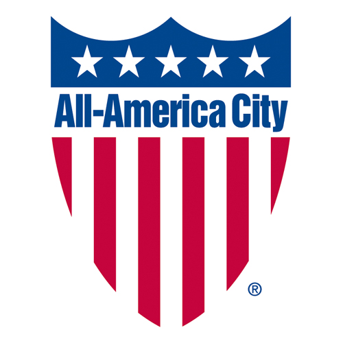Download vector logo all america city Free