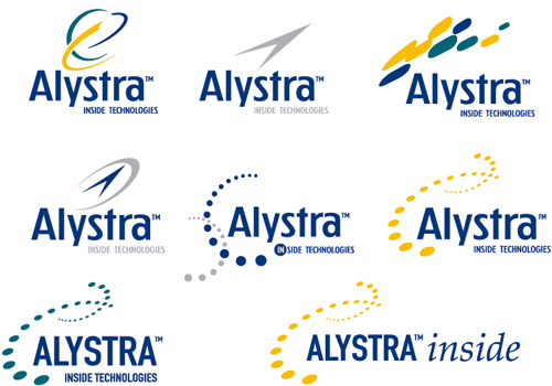Download vector logo alystra inside technologies Free