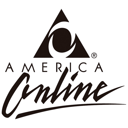 Download vector logo america online 50 Free