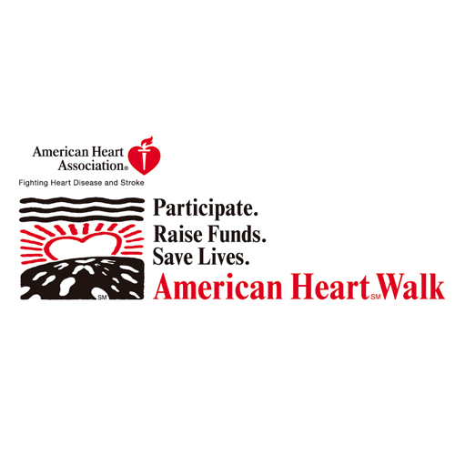 Download vector logo american heart walk 69 EPS Free