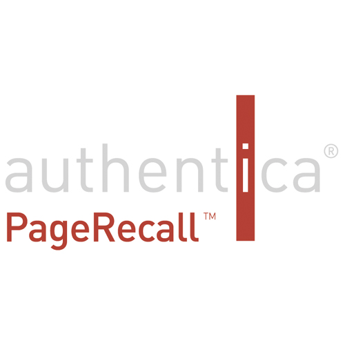 Download vector logo authentica pagerecall Free