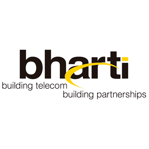 Download vector logo bharti telecommunication Free