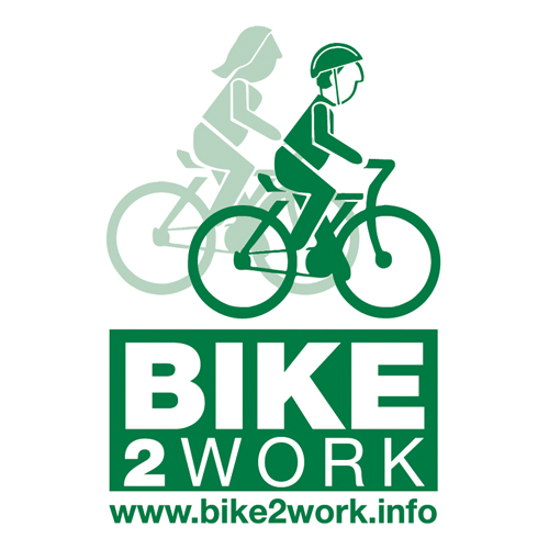 Download vector logo bike 2 work Free