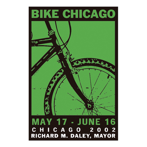 Download vector logo bike chicago Free
