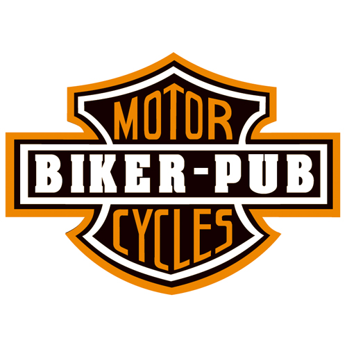 Download vector logo biker pub Free