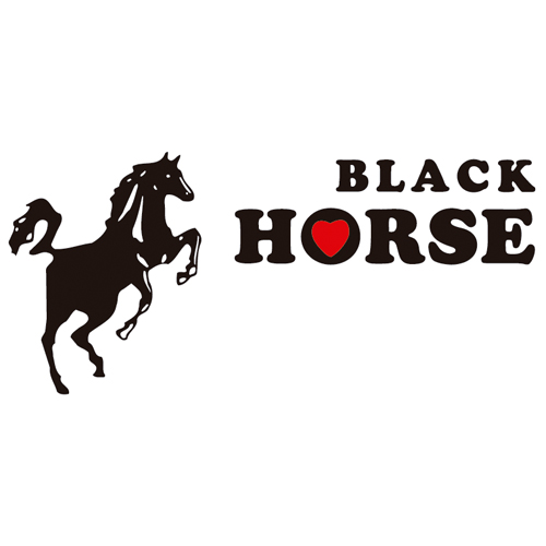 Download vector logo black horse Free