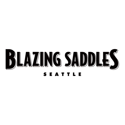 Download vector logo blazing saddles EPS Free
