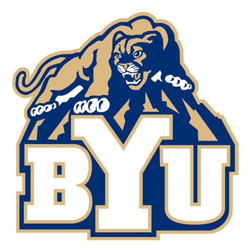 Download vector logo brigham young cougars Free