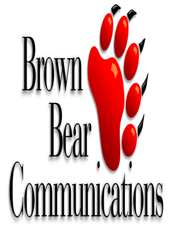 Download vector logo brown bear communications Free