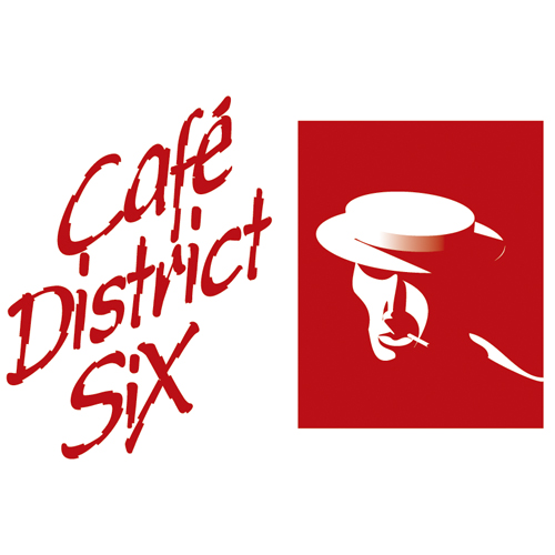 Download vector logo cafe district six Free