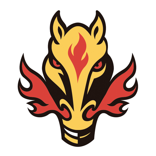 Download vector logo calgary flames 69 Free