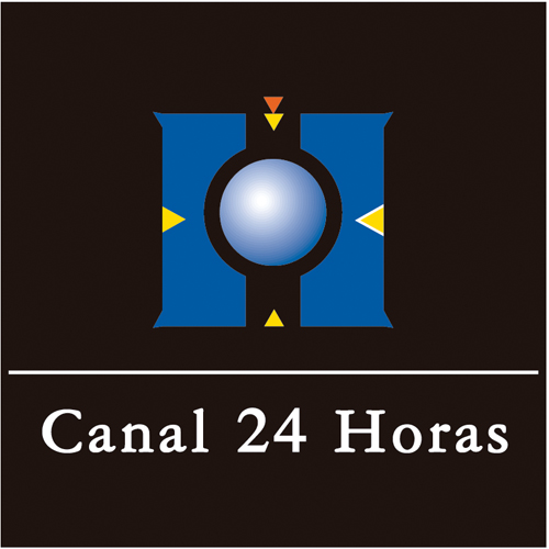 Download vector logo canal 24 horas tv Free