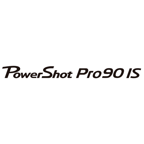 Download vector logo canon powershot pro90 is Free