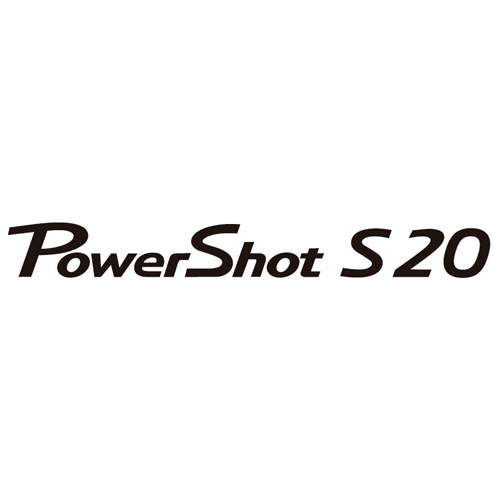 Download vector logo canon powershot s20 Free