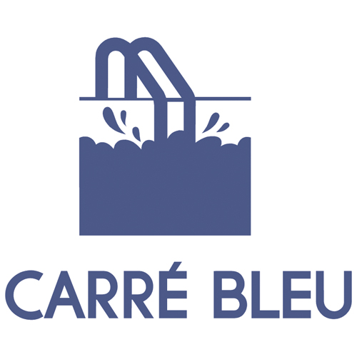 Download vector logo carre bleu Free