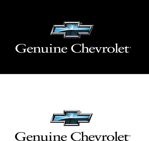 Download vector logo chevrolet genuine Free