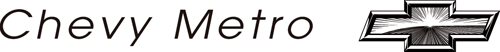 Download vector logo chevy metro Free