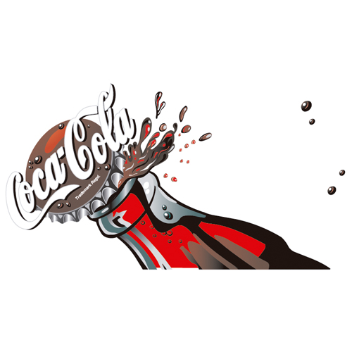 Logo coca cola 16 en formato EPS - Vector Gratis