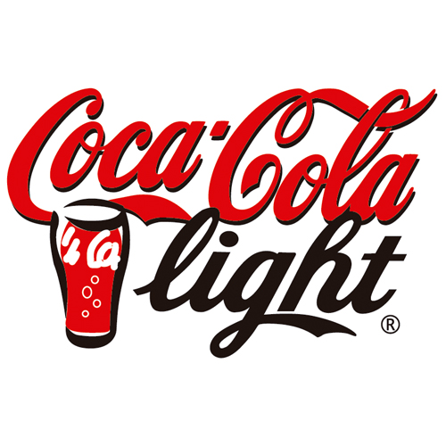 Download vector logo coca cola light Free