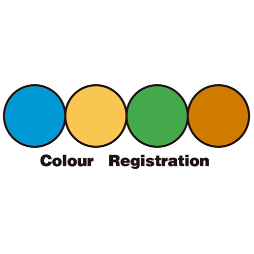 Download vector logo colour registration Free