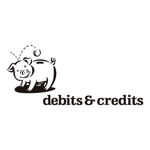 Download vector logo debits   credits EPS Free