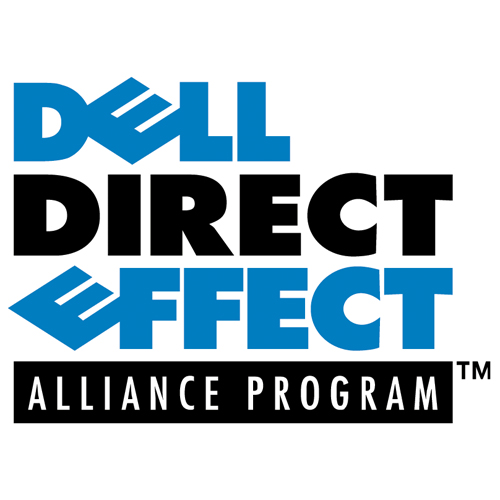 Download vector logo dell direct effect EPS Free