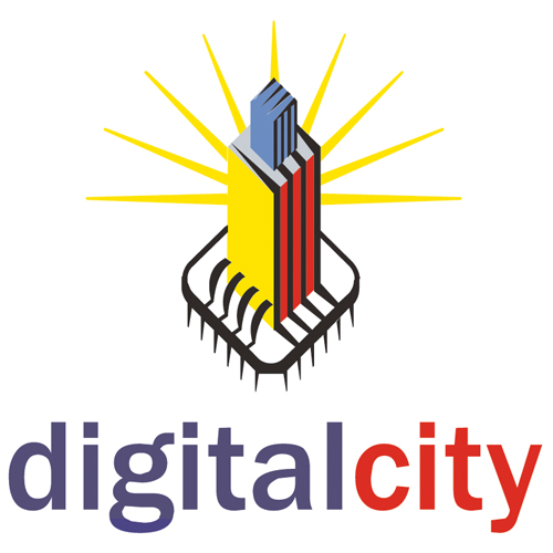 Download vector logo digital city Free