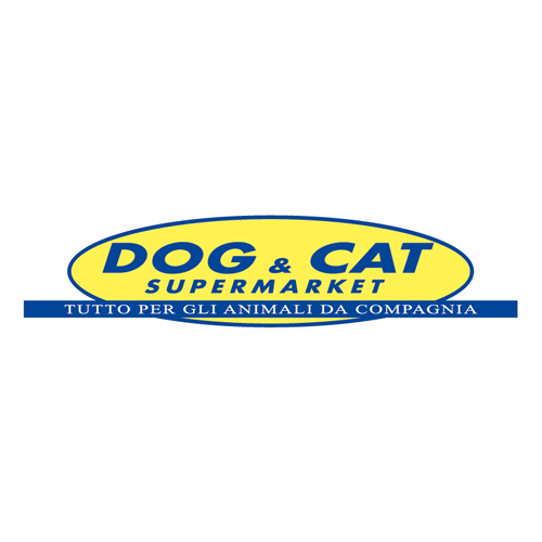 Download vector logo dog   cat supermarket Free
