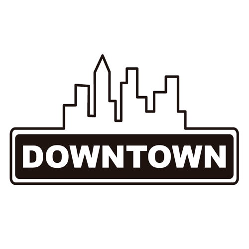 Download vector logo downtown snack bar Free