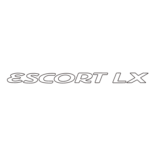 Download vector logo escort lx EPS Free