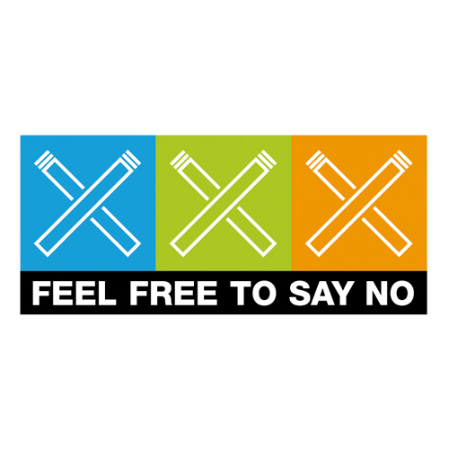 Download vector logo feel free to say no Free