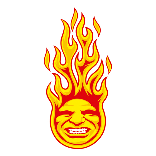 Download vector logo fire giant Free