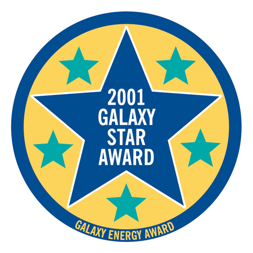 Download vector logo galaxy star award 2001 EPS Free
