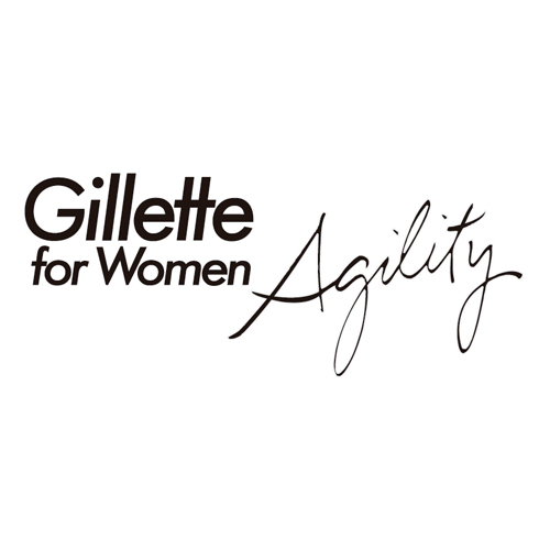 Download vector logo gillette for women agility Free