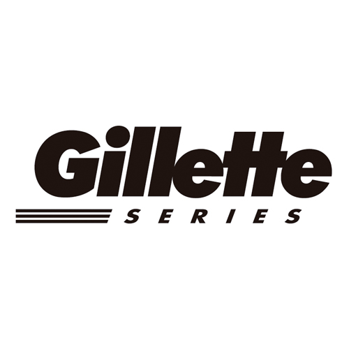 Download vector logo gillette series Free