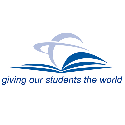 Download vector logo giving our students the world Free