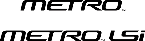Download vector logo gm metro s Free