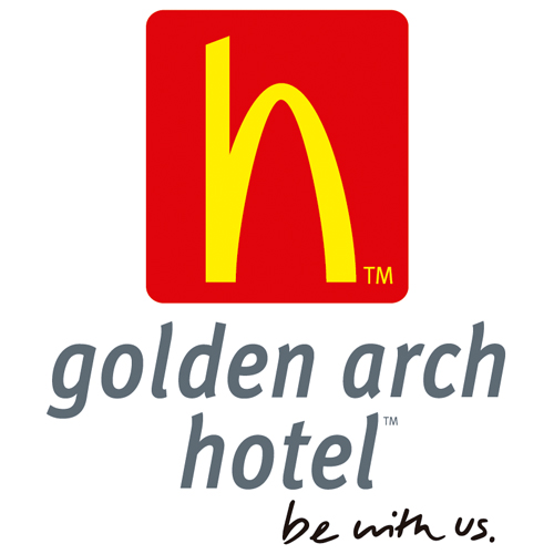 Download vector logo golden arch hotel Free